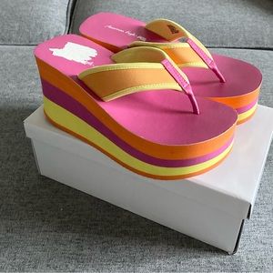 Barbie platform sandals Y2K